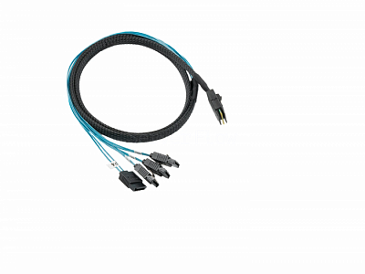 Кабель SFF8087 - 4x SATA 1м