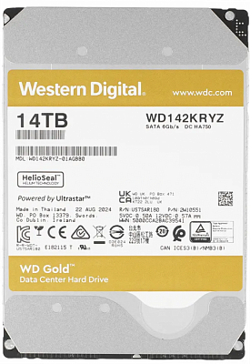 Жесткий диск WD Gold Enterprise 14TB 3.5" SATA 6GB/s [WD142KRYZ]