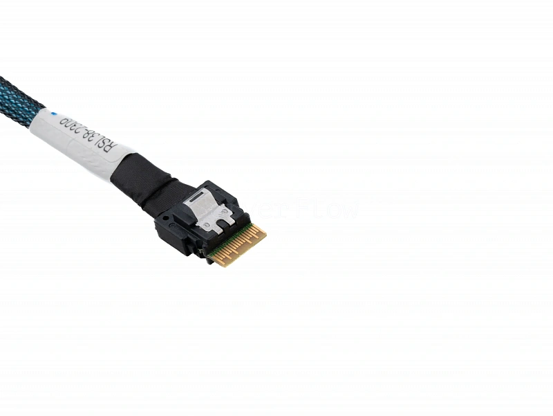 Кабель Slimline SAS SFF8654-4i - U2/U3 (SFF8639)  1м 3