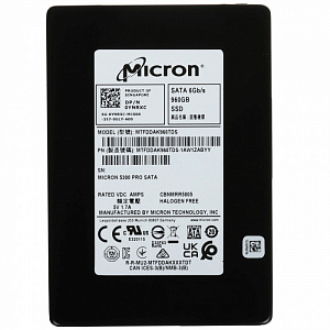 SSD-накопитель Micron 5300 PRO 960GB 2.5" 6Gb/s [MTFDDAK960TDS-1AW1ZABYY]