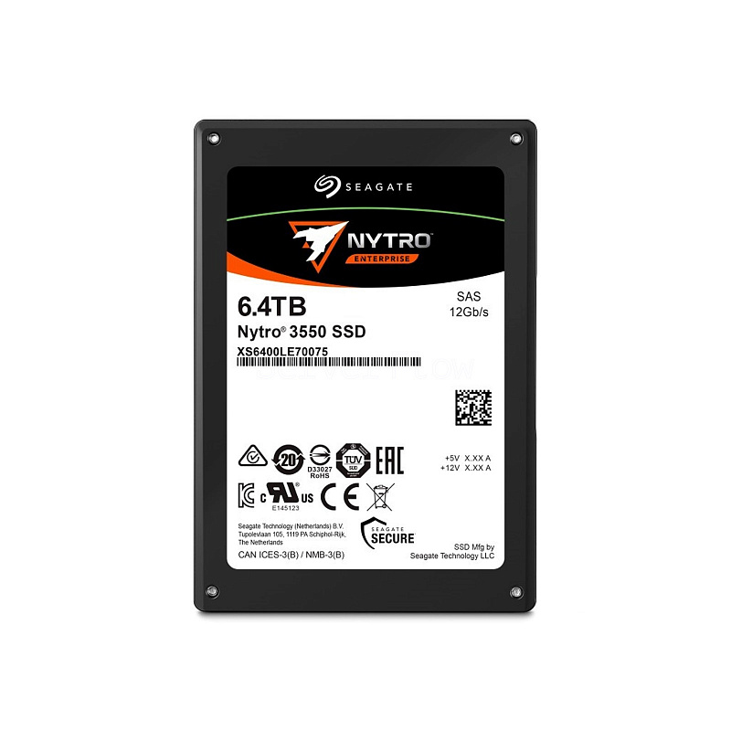 SSD-накопитель Seagate Nytro 3550 ISE SAS 12G 6.4TB [XS6400LE70075]