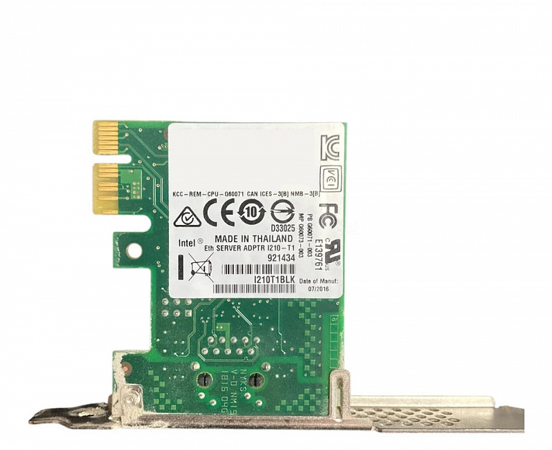 Сетевая карта Intel I210-T1 (1x RJ45 1GBE) 2