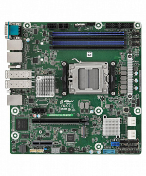 Материнская плата ASRock Rack B650D4U3-2L2Q/BCM (Micro-ATX, AM5, 4 DIMM)