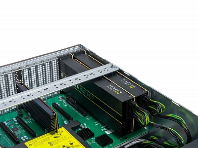 Supermicro 4028GR-TR (4× Instinct MI50 16GB, 2× Xeon E5 2680v4, RAM 128GB)