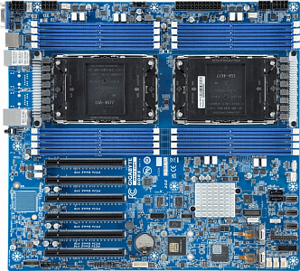 Материнская плата Gigabyte MS73-HB1 Rev 1.x/3.x (E-ATX, 2x LGA4677, 16 DIMM)