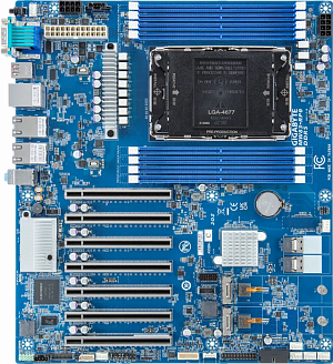 Материнская плата Gigabyte MW83-RP0 Rev 1.x/3.x (CEB, LGA4677, 8 DIMM)