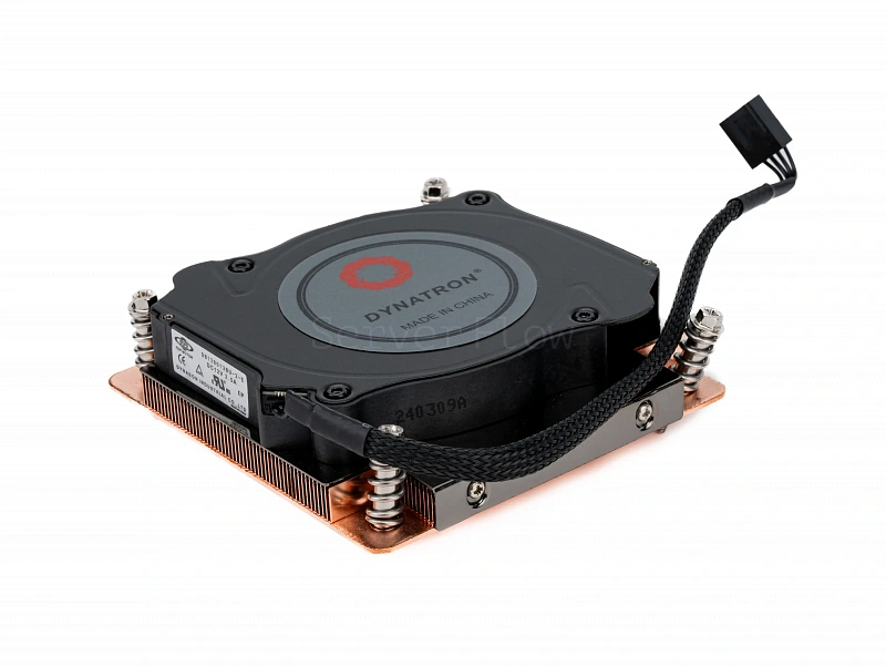 Кулер DYNATRON Q7 (1U, Active, LGA1700/LGA1851, 150W)