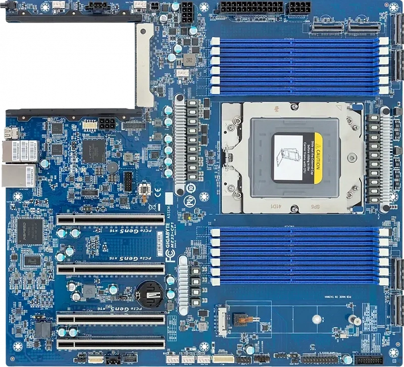 Материнская плата Gigabyte MZ33-CP1 Rev 3.x (E-ATX, SP5, 12 DIMM)
