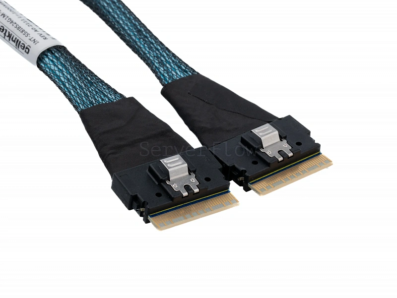 Кабель Slimline SAS SFF8654-8i - SFF8654-8i 1м 1