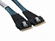 Кабель Slimline SAS SFF8654-8i - SFF8654-8i 1м 1