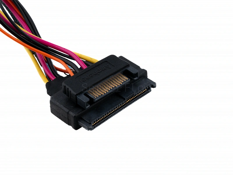 Кабель Slimline SAS SFF8654-4i - U2/U3 (SFF8639)  1м 2