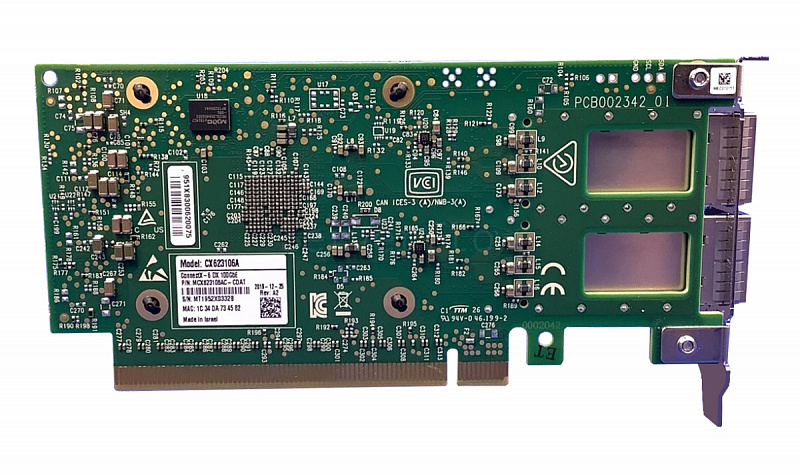 Сетевая карта Mellanox MCX623106AC-CDAT (2x QSFP56 100GBE) 1