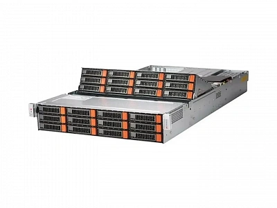 Серверная платформа Supermicro SuperStorage SSG-6029P-E1CR24H 2U 24LFF (4x U.2, 2x 1600W)