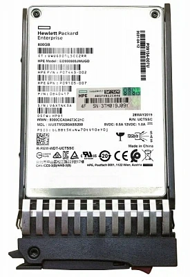 SSD-накопитель HPE 800GB 2.5" SAS 12Gb/s [EO000800JXBFL]
