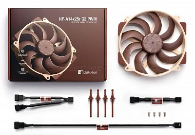 Комплект вентиляторов Noctua NF-A14x25r G2 PWM 140mm