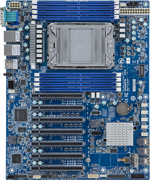 Материнская плата Gigabyte MU72-SU0 Rev 1.x/2.x (ATX, LGA4189, 8 DIMM)