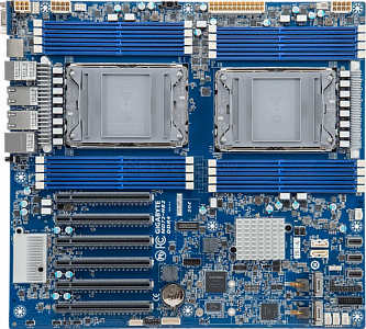 Материнская плата Gigabyte MD72-HB2 Rev 1.x (E-ATX, 2x LGA4189, 16 DIMM)