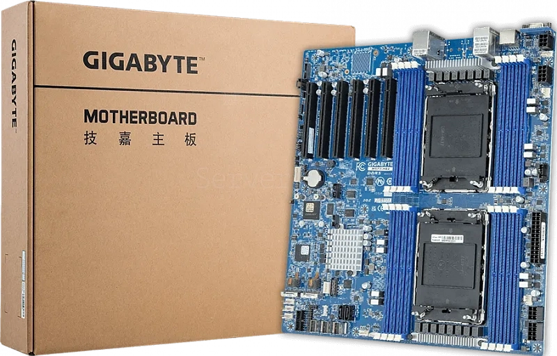 Материнская плата Gigabyte MS73-HB1 Rev 1.x/3.x (E-ATX, 2x LGA4677, 16 DIMM) 3