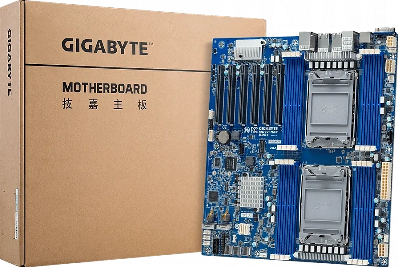 Материнская плата Gigabyte MD72-HB2 Rev 1.x (E-ATX, 2x LGA4189, 16 DIMM) 3
