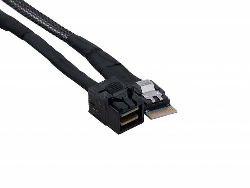 Кабель Slimline SAS SFF8654-4i - SFF8643 1м 1