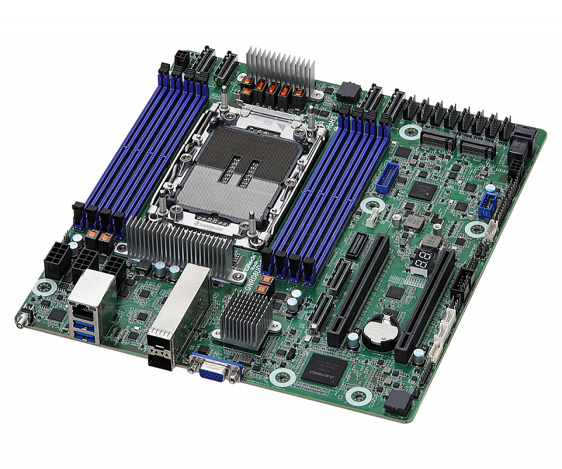 Материнская плата ASRock Rack GNRD8UD-2Q (Deep Micro-ATX, LGA4710, 8 DIMM) 1