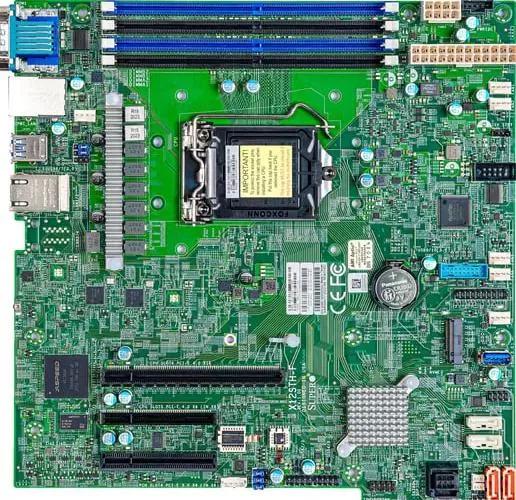 Материнская плата Supermicro X12STH-F (MATX, E-2300, 4 DIMM,  C256, Intel® i210)
