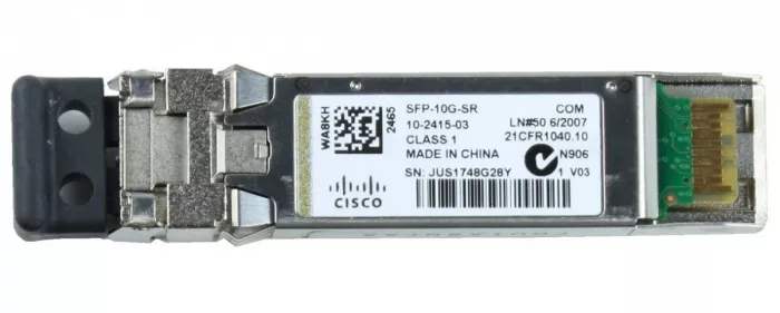 Трансивер Cisco SFP-10G-SR SFP+(10-2415-03)(10GBase-SR, SFP+ 850-nm, 400m for INT)