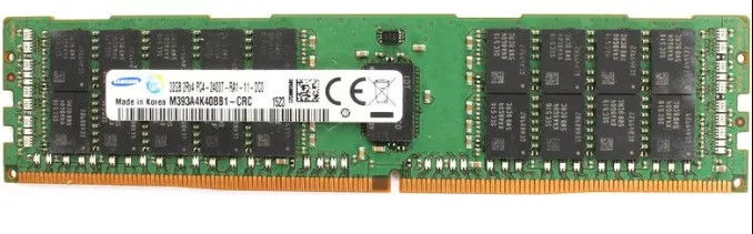 Оперативная память 32GB DDR4 ECC REG Samsung 2400Mhz 2Rx4(M393A4K40BB1-CRC0Q, M393A4K40BB1-CRC4Q, M393A4K40CB1-CRC0Q)