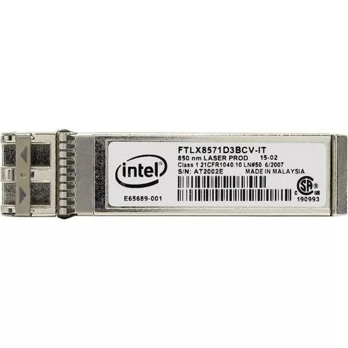 Mодуль Intel E10GSFPSR SFP+(FTLX8571D3BCV-IT)(10GBase-SR, SFP+ 850-nm, 300m for INT)