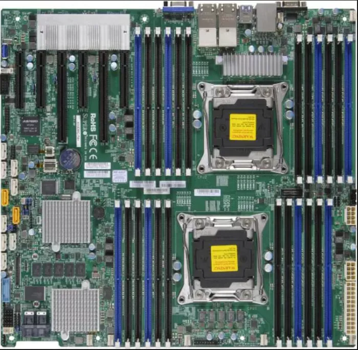 Supermicro X10DRС-LN4+ (EEATX, 2х E5 V3/V4, 24DIMM, 2x PCI-E x16, 1x 10GBe RJ45, 10x SATA3, IPMI 2.0, C612, 3108 RAID)