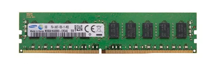 Оперативная память 8GB DDR4 ECC REG Samsung 2400Mhz 1Rx4(M393A1G40EB1-CRC0Q, M393A1G40DB1-CRC0Q)